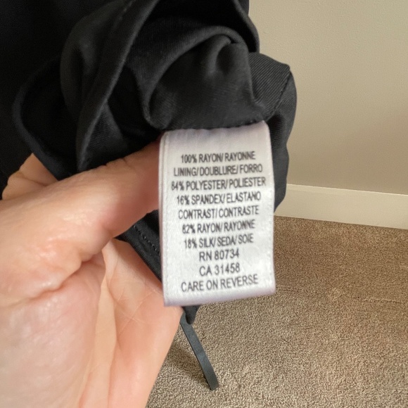 BCBGMaxazria Black Cocktail Dress - Bejeweled & Velvet Halter Neckline - Medium - Picture 9 of 13